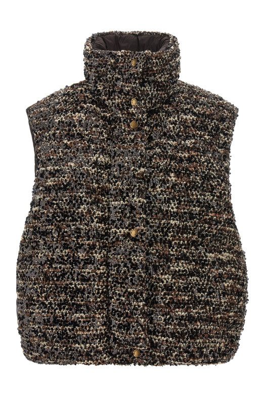 2-in-1 'Poetique' down jacket Brown