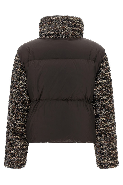 2-in-1 'Poetique' down jacket Brown