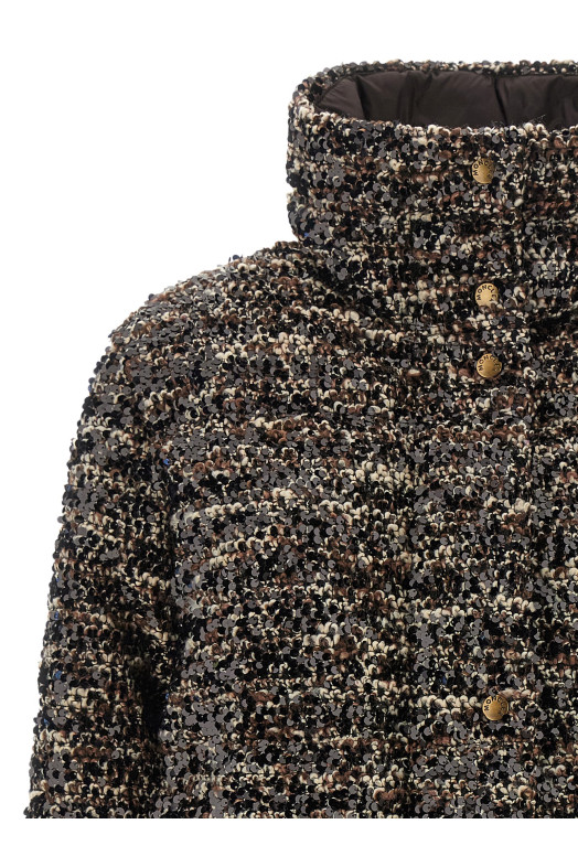 2-in-1 'Poetique' down jacket Brown