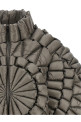 Grey 3D down jacket Gray