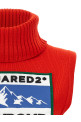 'Après Ski' cropped vest Red