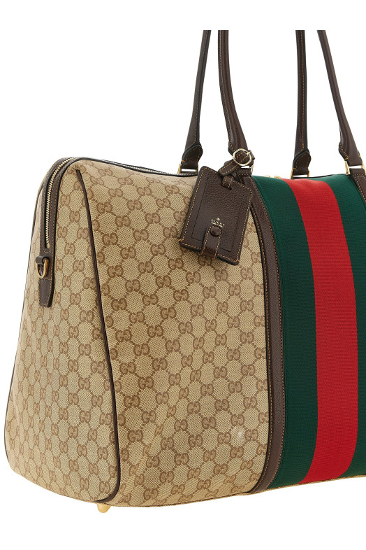 Medium GG duffel bag Beige
