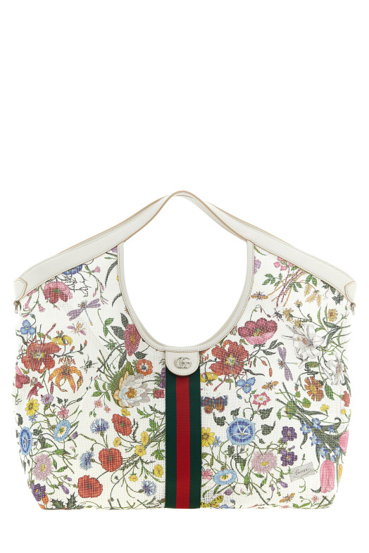 Покупка «Gucci Giglio» с крупным мотивом «Flora», многоцветная 853971FAGDB9564