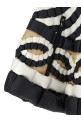 3D color-block cape Multicolor