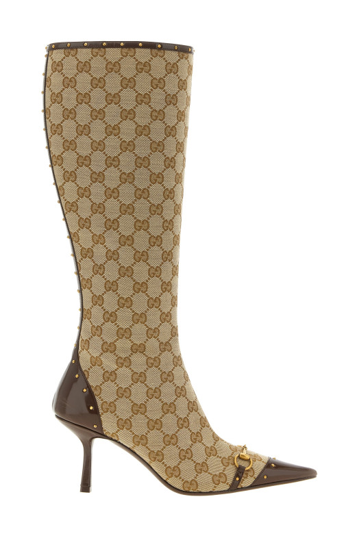 Beige 'Savoy' boots Beige