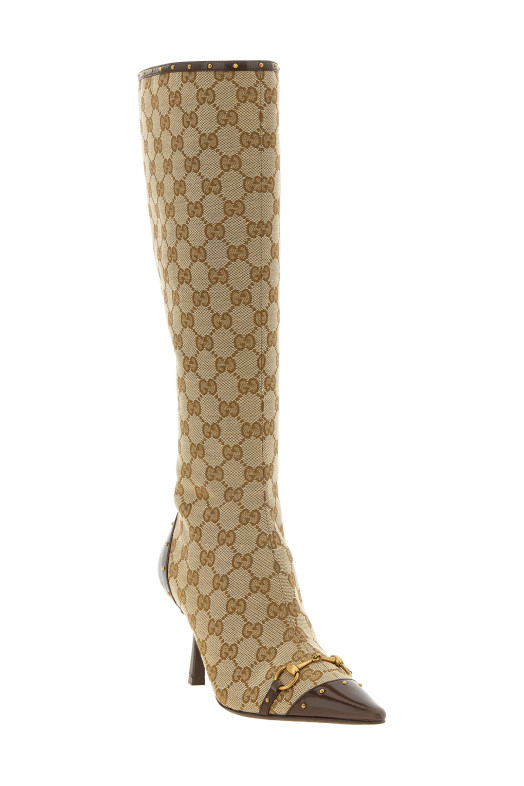 Beige 'Savoy' boots Beige