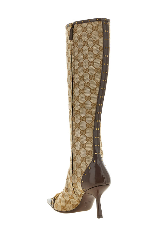 Beige 'Savoy' boots Beige