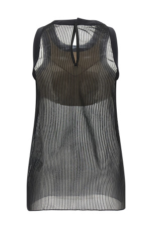 Топ «Chiffon» чорного кольору SACAI 2608331001