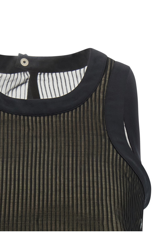 Chiffon top Black