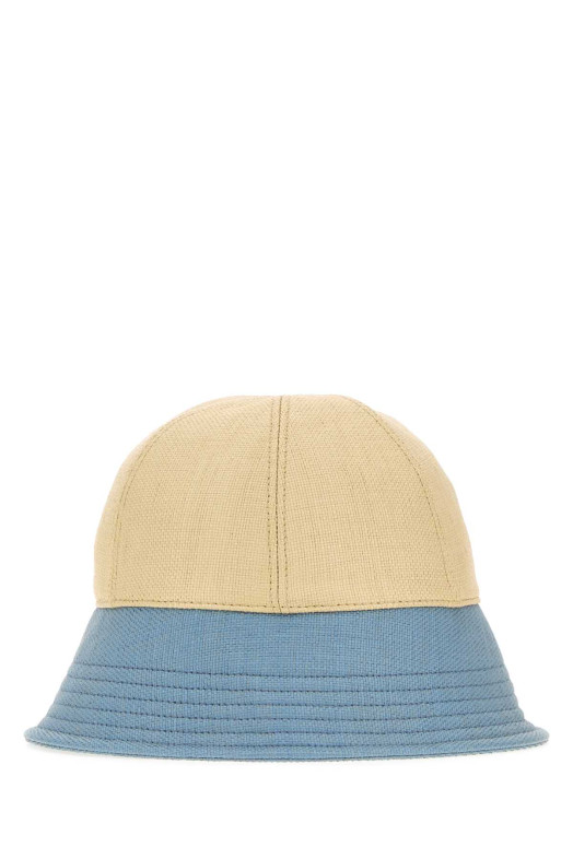 Two-tone canvas bucket hat PRADA (1HC5132ZP4)