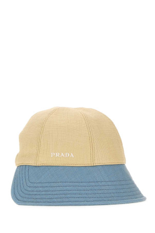 Two-tone canvas bucket hat PRADA (1HC5132ZP4)