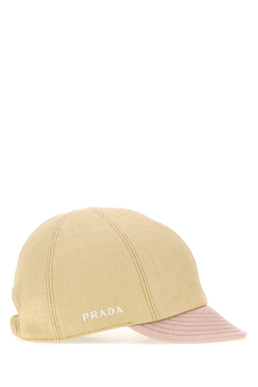 Beige canvas baseball cap PRADA (1HC5182ZP4)