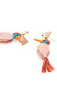 Разноцветные серьги из рафии PRADA (1IO4722ZPF)