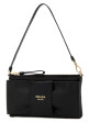 Black nappa leather shoulder bag Black PRADA (1MB0822DX8)