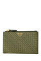 Зелёный кожаный держатель для карт PRADA (1MC0862BE1)