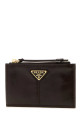 Темно-коричневый кожаный держатель для карт PRADA (1MC0862CYR)
