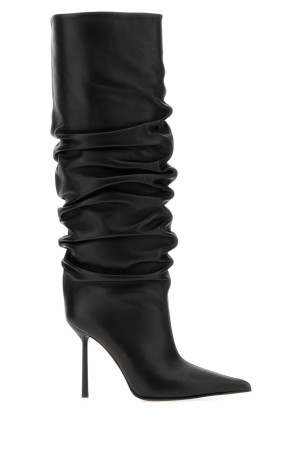 Black leather Bella boots LE SILLA (4196E090BXPPPELLE)