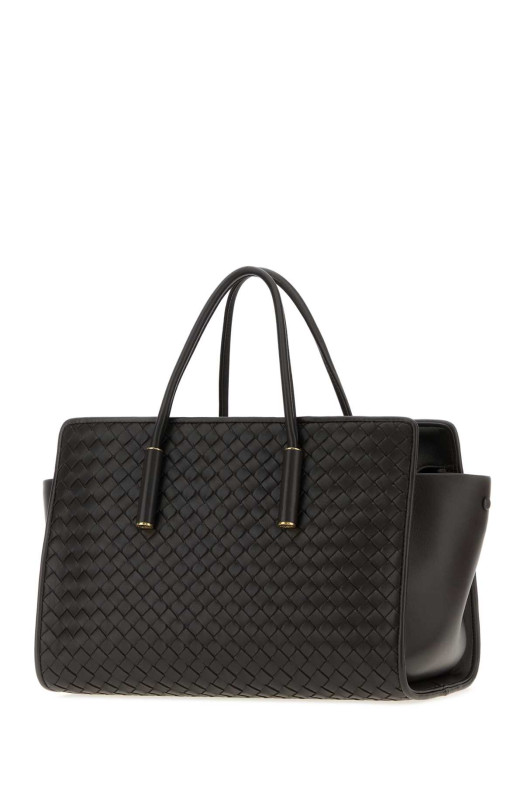 Dark brown leather small Barbara shopping bag BOTTEGA VENETA (875932V5KD0)