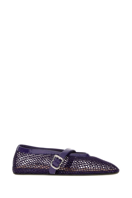 Purple mesh ballerinas ALAIA (AA3A029TK007)