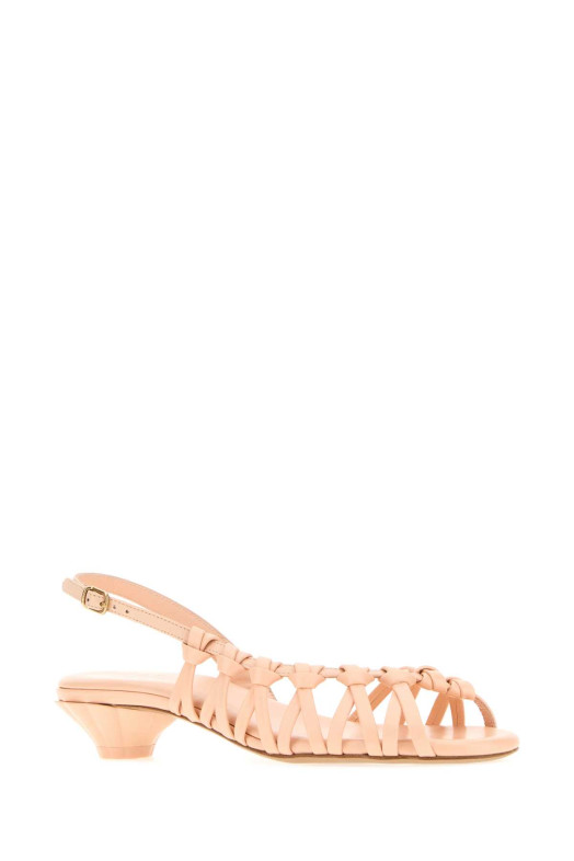 Peach leather Estra sandals CHLOE (CH26U17ZRC)