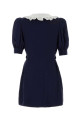 Blue silk mini dress ALESSANDRA RICH (FABX4390F4853)