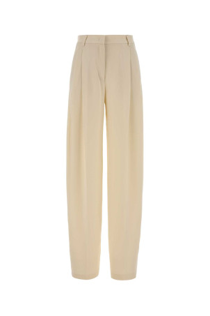 Cream crepe Tracy palazzo pant Lactic THE ANDAMANE (T200471CTNP263)