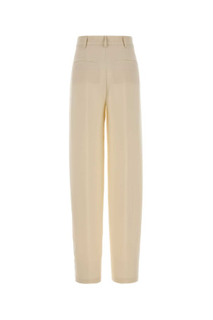 Cream crepe Tracy palazzo pant Lactic THE ANDAMANE (T200471CTNP263)