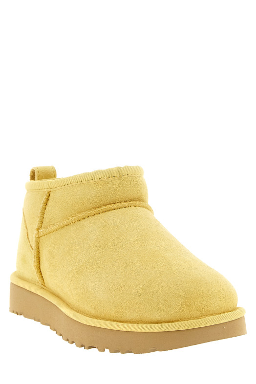 'Classic Ultra Mini' yellow ankle boots Yellow