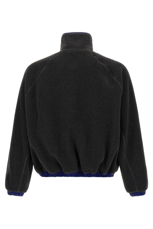 Carbon grey vareuse sweatshirt Gray