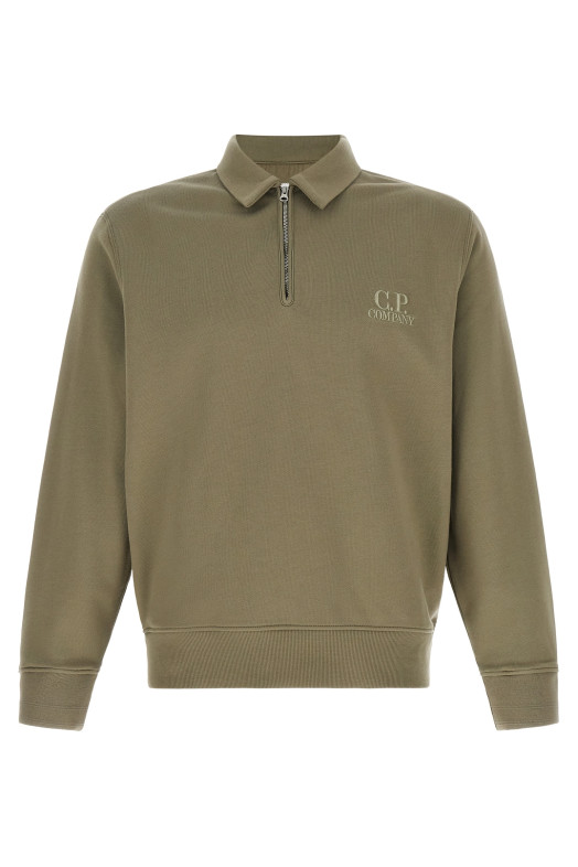 Grey cotton fleece sweatshirt Gray