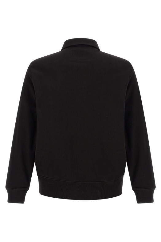 Black cotton fleece sweatshirt Black