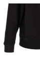 Black cotton fleece sweatshirt Black