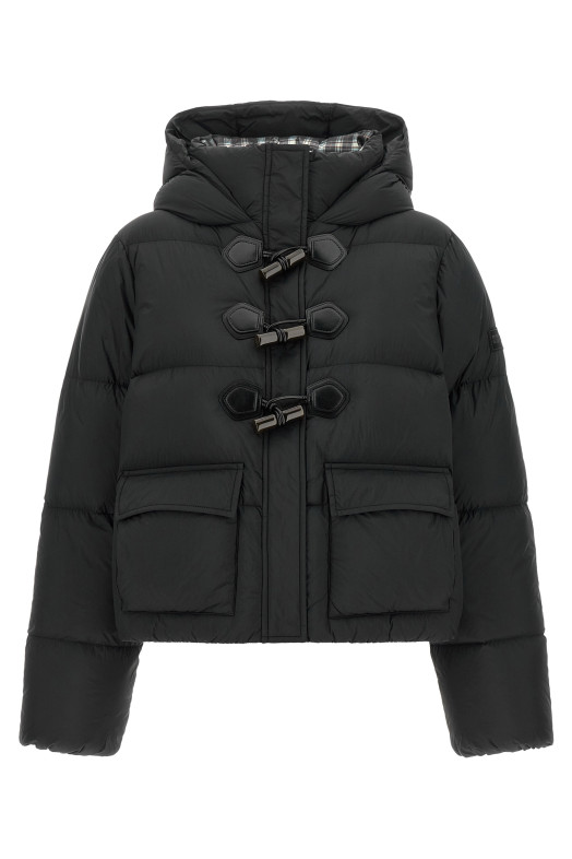 Future Nylon black down jacket Black