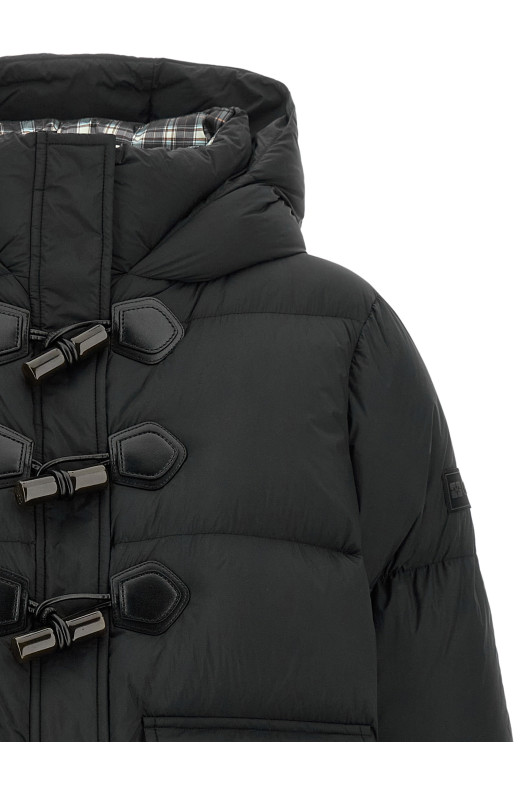 Future Nylon black down jacket Black