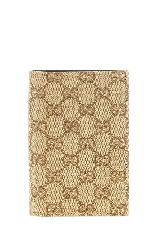 Beige 'Gucci Essence Classic' passport holder Beige