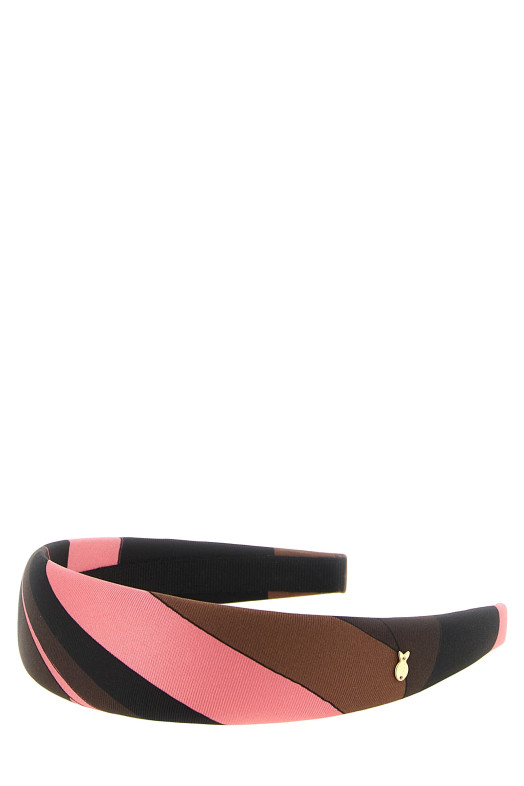 'Iride' silk headband Multicolor