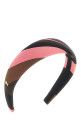 'Iride' silk headband Multicolor