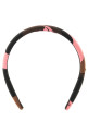 'Iride' silk headband Multicolor