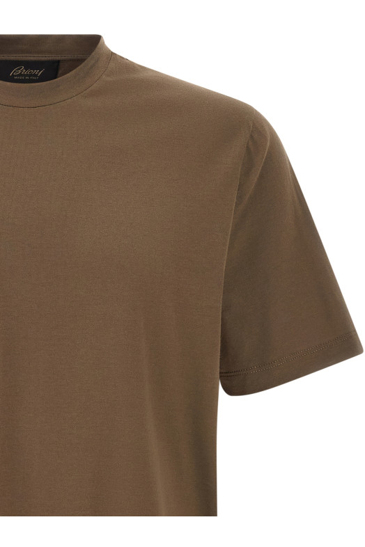 Brown cotton t-shirt Brown