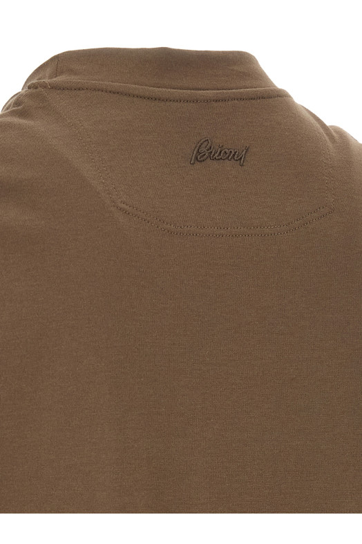 Brown cotton t-shirt Brown