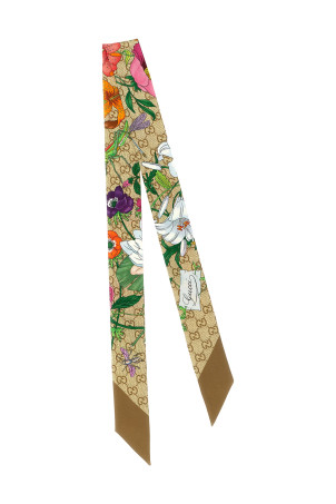 Бежевая лента «Gucci Flora» Бежевая 8747763G0019965