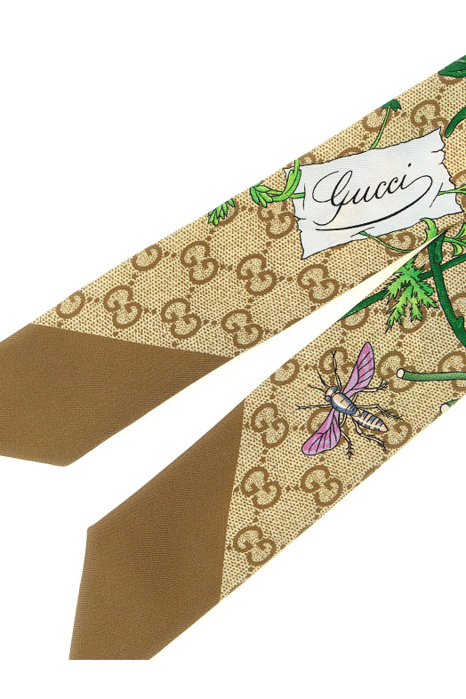 Бежевая лента «Gucci Flora» Бежевая 8747763G0019965