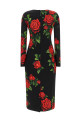 'Rose' longuette dress Multicolor
