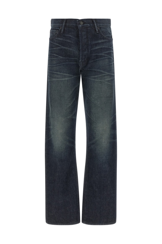 Blue denim jeans Blue