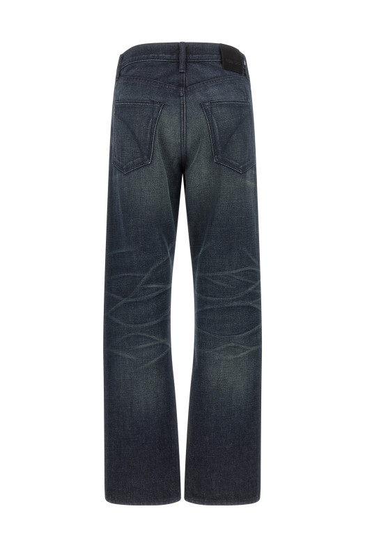 Blue denim jeans Blue