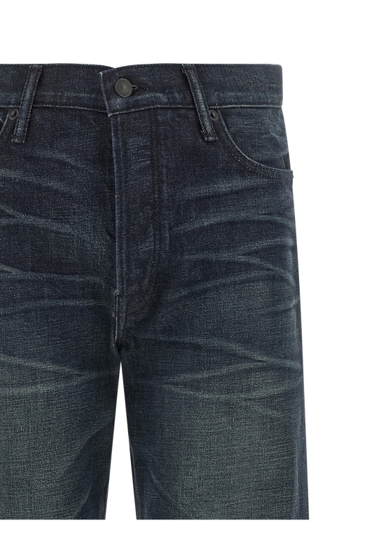 Blue denim jeans Blue
