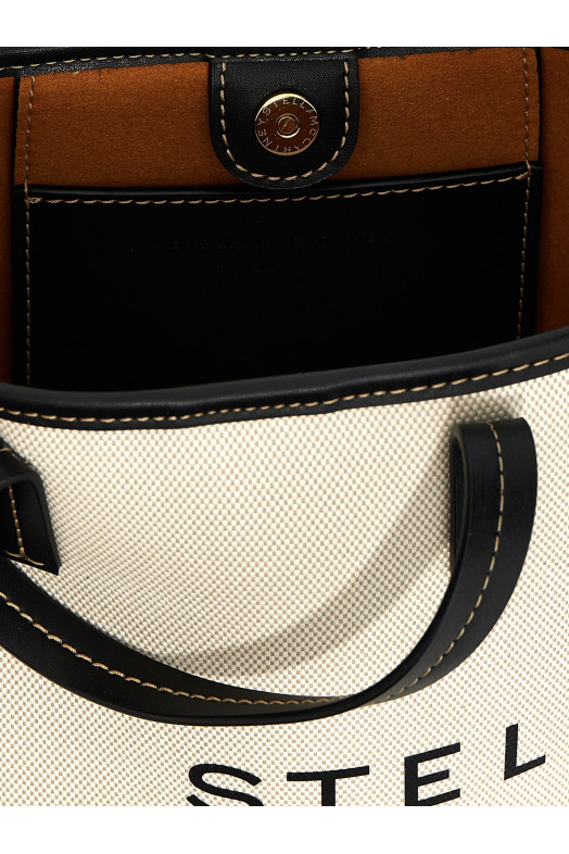 Logo shopping bag Beige