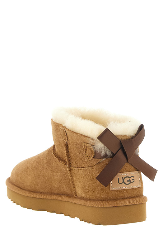 'Ultra Mini Bailey Bow' beige ankle boots Beige