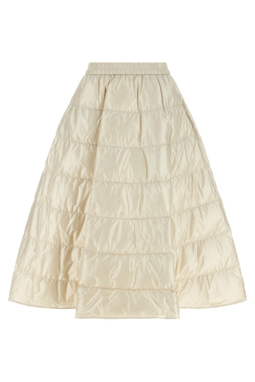 White padded skirt White