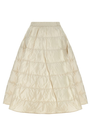 White padded skirt White